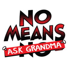 2219 No Means Ask Grandma 6.75x5.25 