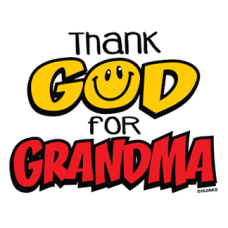 2245 Thank God For Grandma 6.75x5.25 