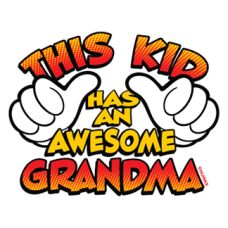 2252 This Kid Has An Awesome Grandma 5.25x6.75 