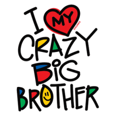 2254 I Love My Crazy Big Brother 5.25x6.75 